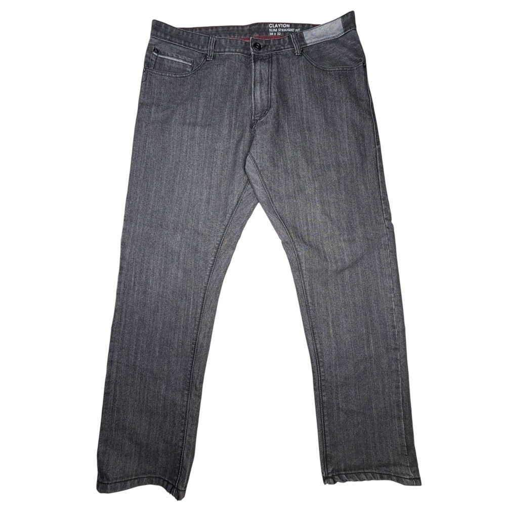 Sean John Clayton Men's 38x32 Black Jeans Slim Straight Fit Denim Streetwear - Picture 12 of 12